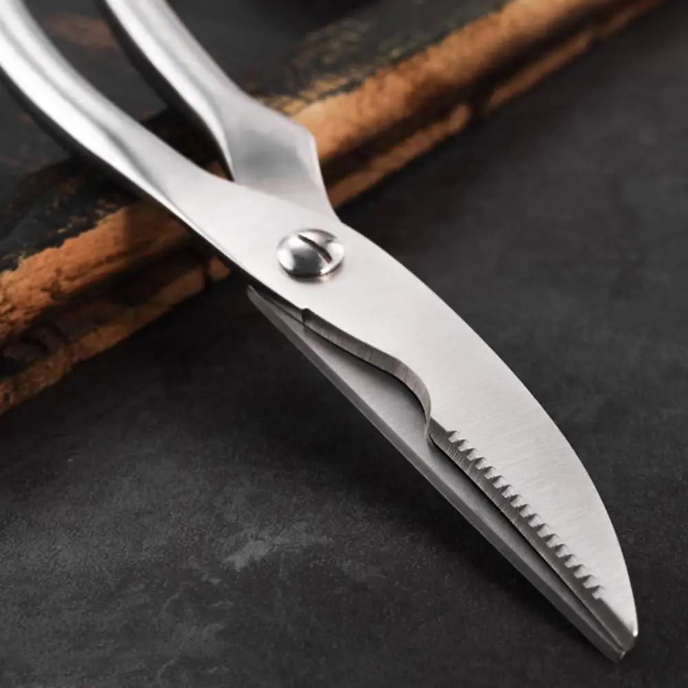 

Strong Chicken Bone Cut Chicken And Duck Fish Bone Multifunctional Kitchen Food Steel Scissors