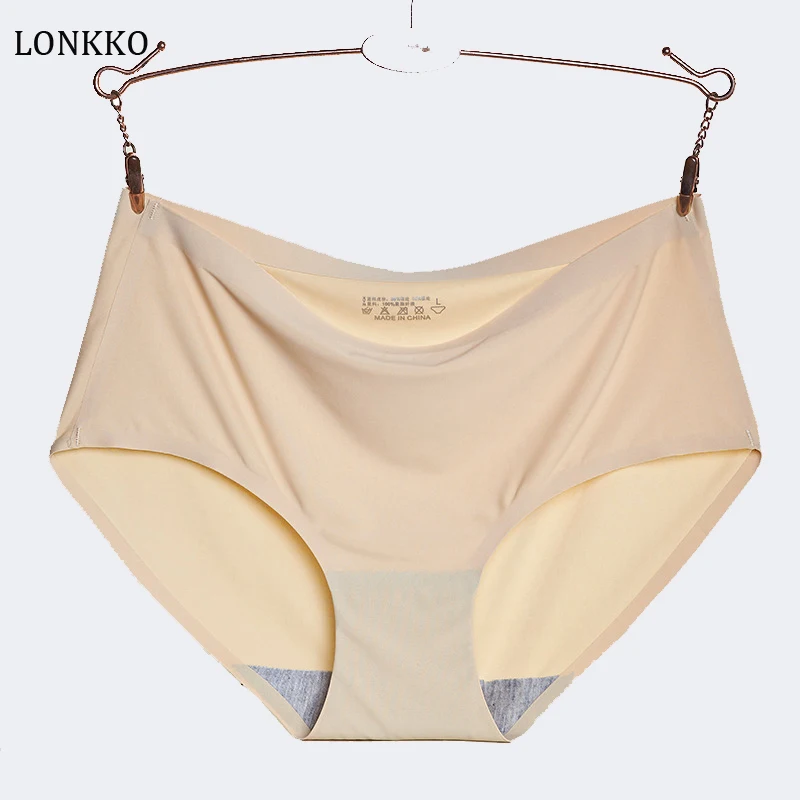 LONKKO 50Pcs Seamless Panties Women Sexy Briefs Ultra-thin Breathable Underpant Mid-Waist Intimates Underwear