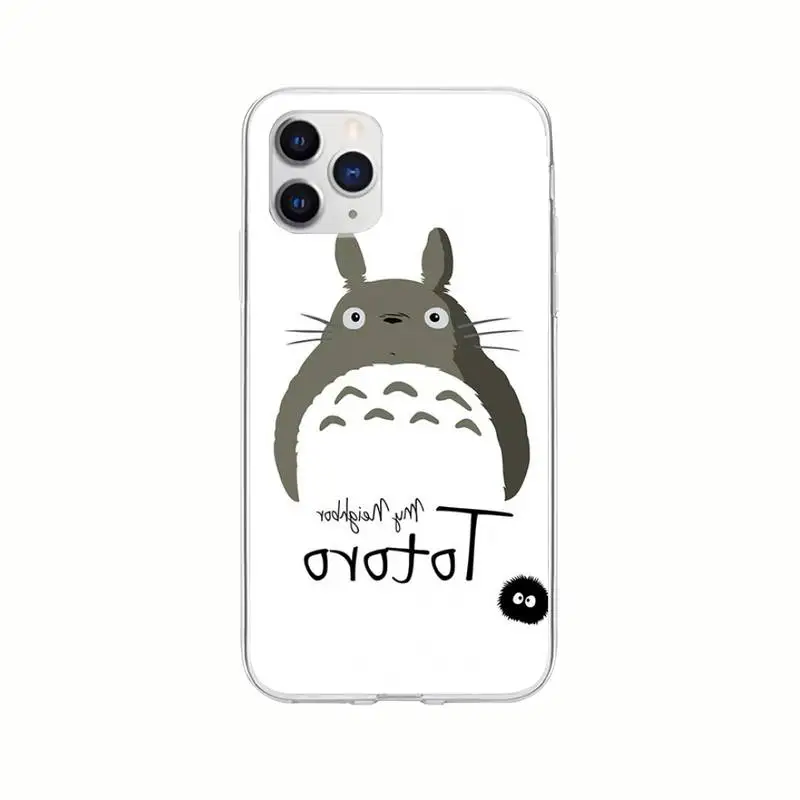 

Anime Spirited Away Totoro Transparent Phone Cover For Huawei P20 P40 Lite P30 Pro P Smart 2019 Nova 3e 6 Se Clear Case