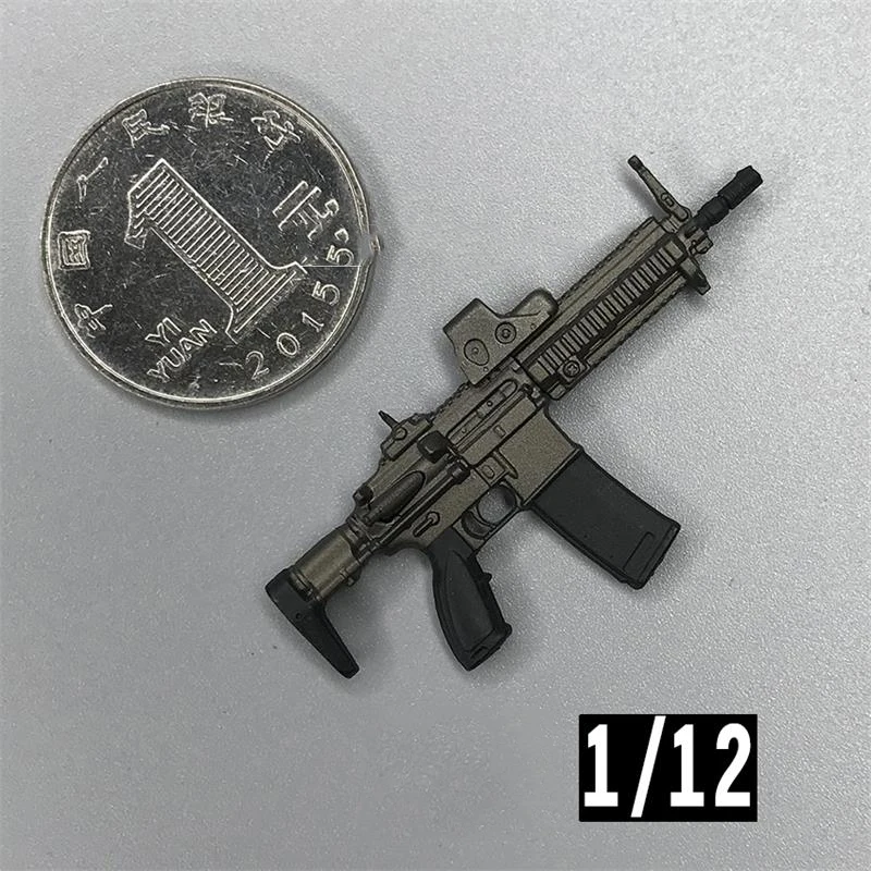 

IronFingers Best Sell 1/12 Scale VERYCOOL Female Assassin HK416 Main Weapon Guns For Mostly 6 Inch Soldier Figures