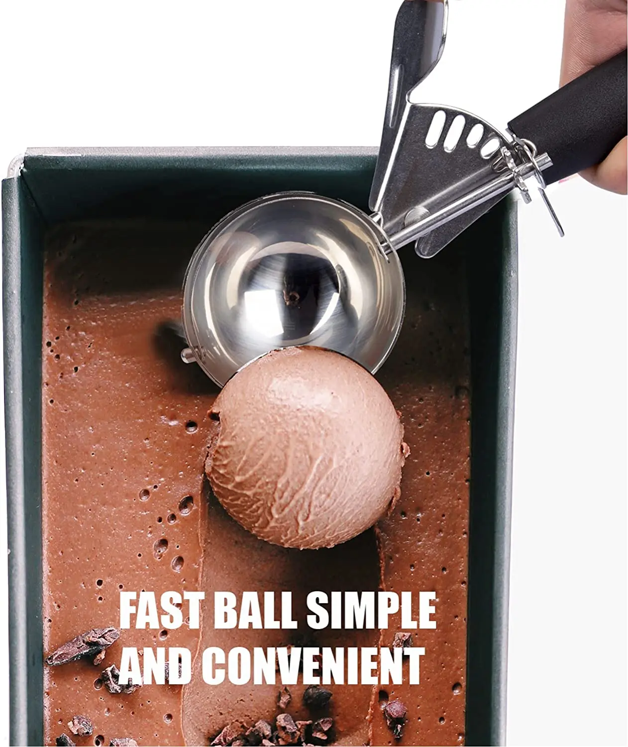 Кухонная подставка для мороженого искусственный шар Совок из нержавеющей стали