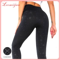 leemiijuu printing seamless leggings yoga legging high waist gym tights seamless yoga pants for women fitness jogging trousers