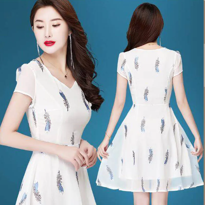 

Fashion Women Hollow Out Solid Dress Lady Skinny Short sleeve Knee-length Dresses Female V-neck Slim Dress AA255