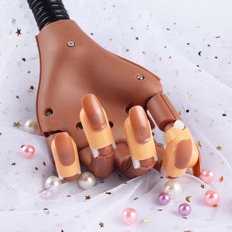 

Monika Nail Practice Equipment Prosthetic Hand Model Making Exercises Nail Art Training Fake Hand For Beginner Manicure Tool