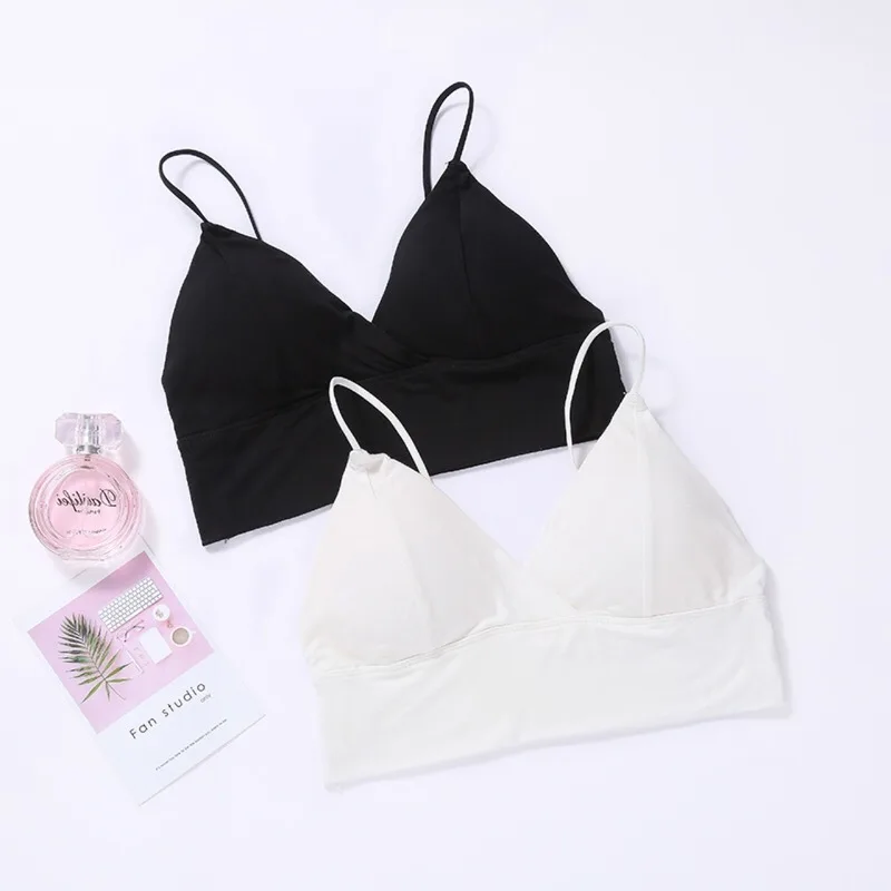 Майка женская с V-образным вырезом пикантный топ на бретельках маленький