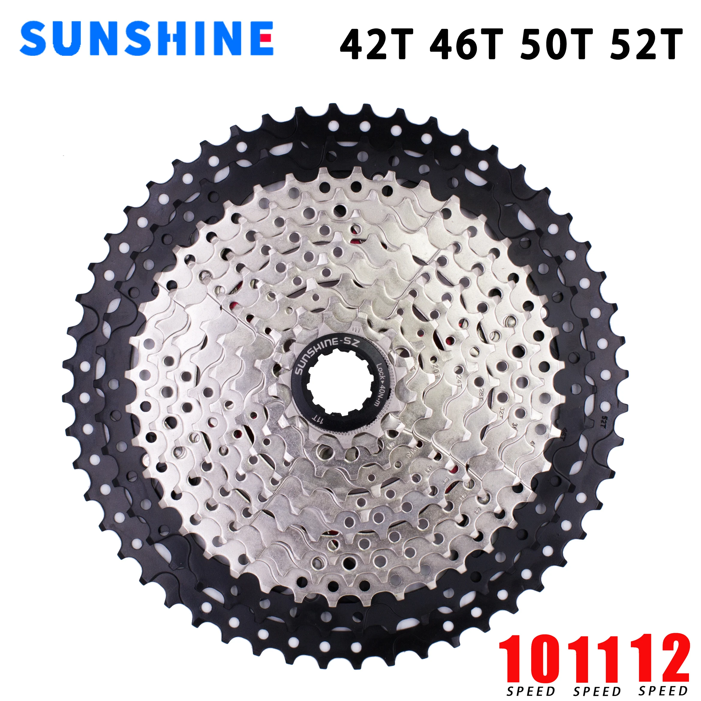 Велосипедная кассета SUNSHINE-sz 10 11 12 В велосипедная Velocidade для горного велосипеда 42T