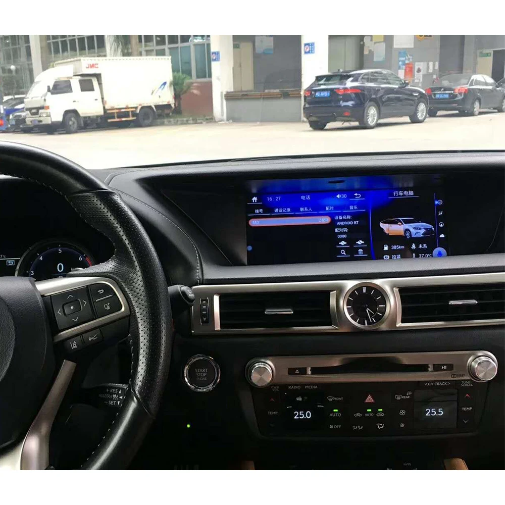 ZJCGO Car Multimedia Player Stereo Radio GPS Navigation Android 10 Screen for Lexus GS F L10 GS200t GS300 GS350 GS450h 2012~2020 |