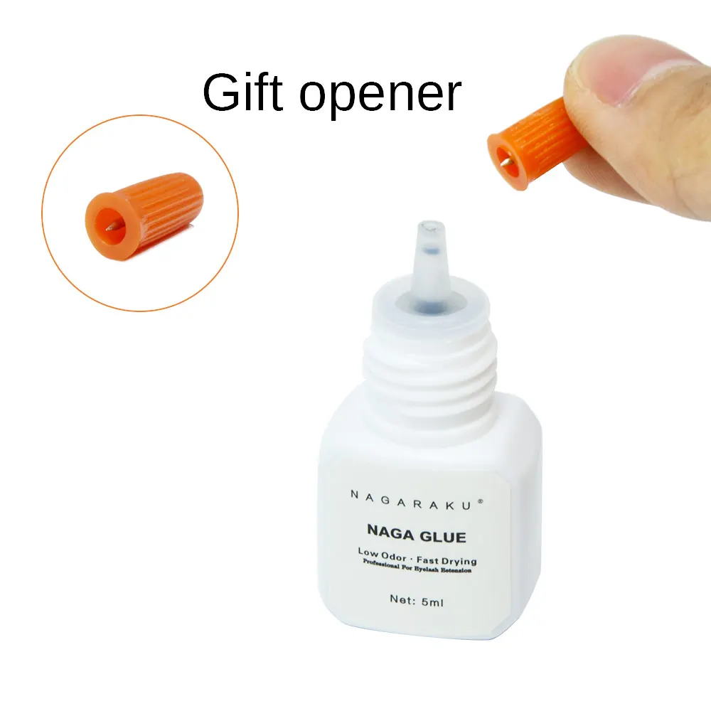 

NAGARAKU eyelash glue Eyelash extension Glue glue eyelashes mild Smell Non Odorless Fast Dry Sticker adhesive volume sticker