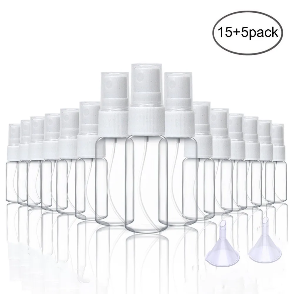 Бесплатная доставка Мини бутылочка с распылителем 20 шт. 10 мл/20 мл пластиковые