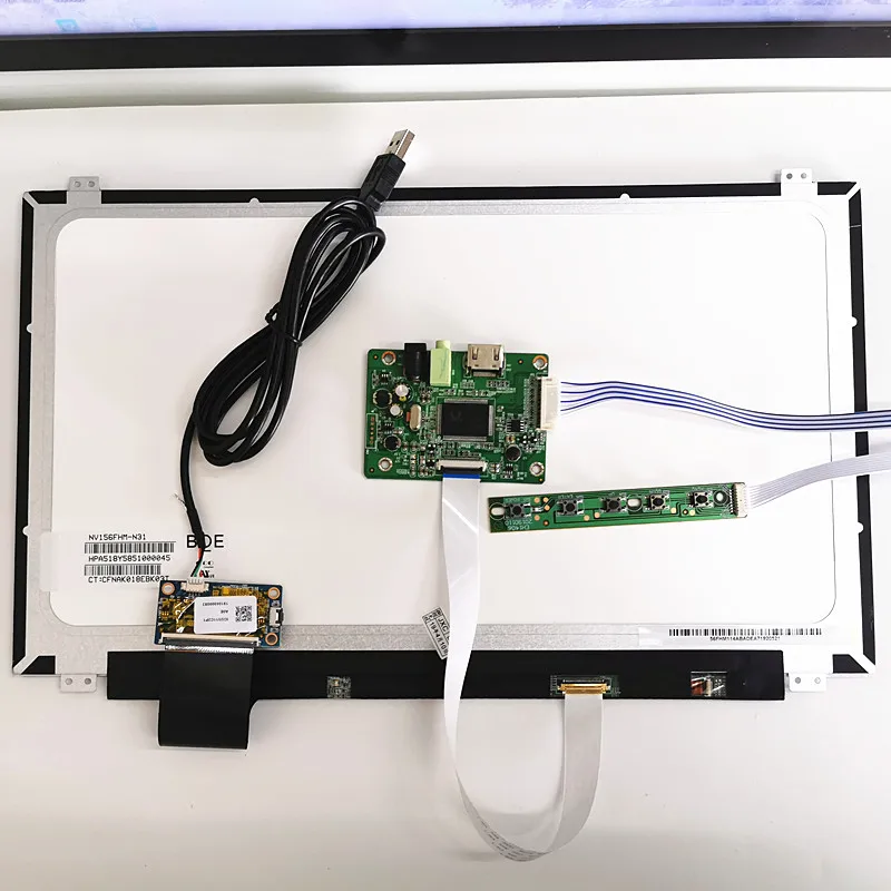 Автомобильный модуль Raspberry Pi3 IPS 10-точечный емкостный сенсорный ЖК-модуль 15 6 дюйма