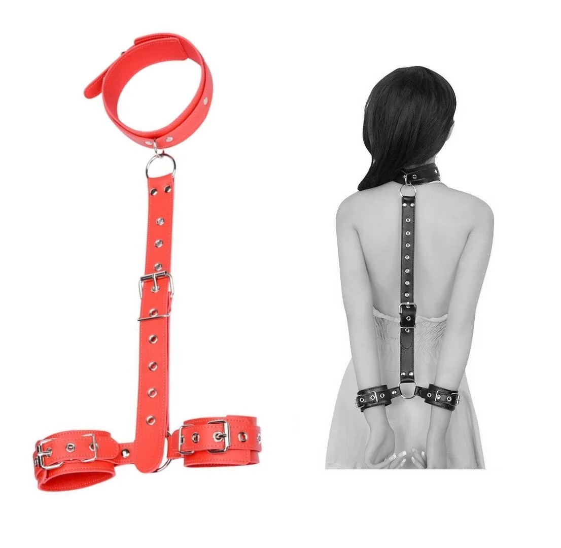 Сексуальные наручники ошейник для взрослых игры Фетиш флирт БДСМ секс бандаж