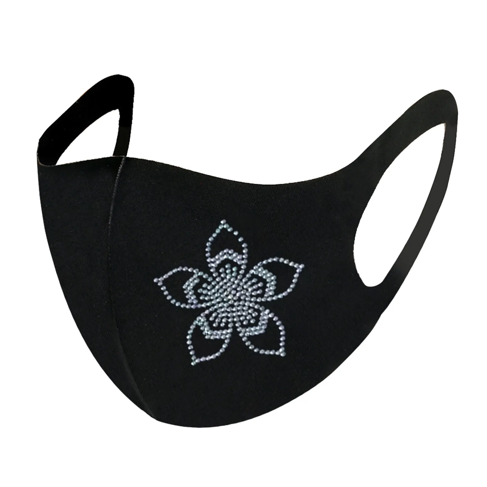 

Adults Rhinestones Bling Bling Mask Masque Adult Rutilisable Mascarillas Reutilizables Lavables Mascarilla Mujer Maske #128