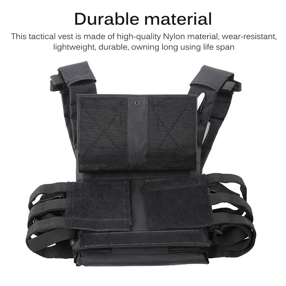 

Durable Tactical Vest Modular Lightweight Durable Tactical Gear Adjustable Ultra-Light Breathable For Outdoor Training
