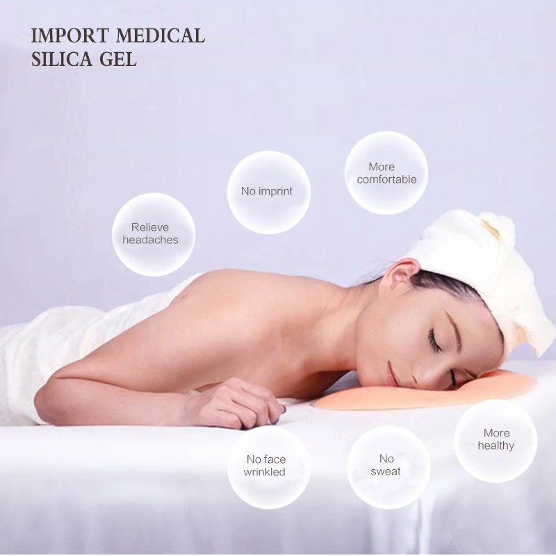 Hot Selling Silicone Relax Cushion Pad Beauty Salon Care Comfortable for Baby Head Very Soft Shaping Pillow