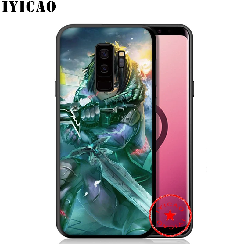 IYICAO Sword Art онлайн мягкий чехол для samsung Galaxy S10e S10 S9 S8 Plus S6 S7 Edge Note 10 9 8 TPU |
