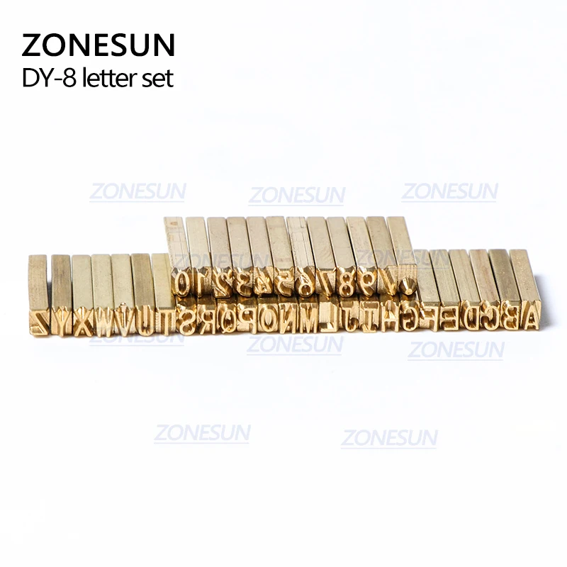 ZONESUN DY-8 набор букв для кодирования машины LT-50D номера/английского/пунктуационного