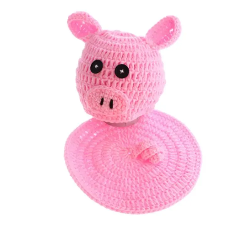 2Pcs/Set Newborn Photography Props Knitted Crochet Warm Photo Costume Baby Hat And Pant Suit Girl Boy Clothes Accessories | Детская