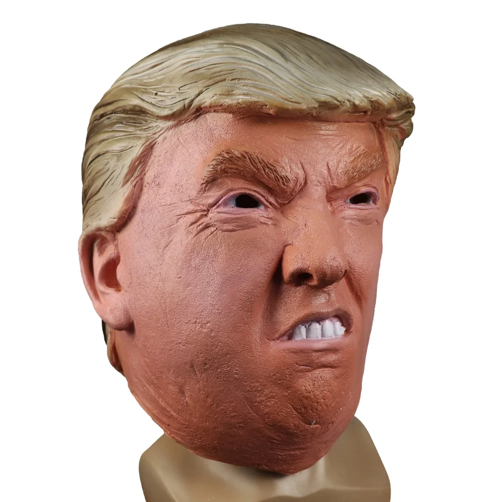 1 шт. маска Дональда Трампа гнева биллионера Президентский костюм латексная для