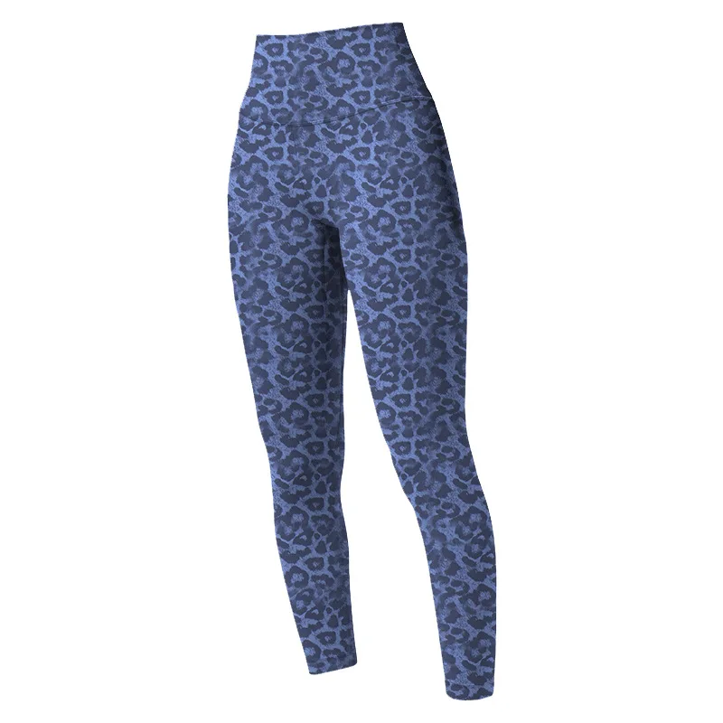 NWT Women Leopard Printed Legging Women's Sports Pants Gym Clothing Tights High Waist Yoga Wear Seamless Fitness Suit