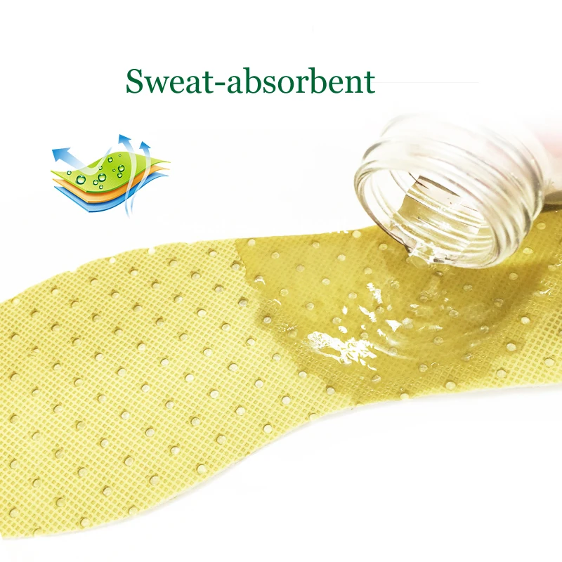 10PCS Deodorant Insoles Light Weight Shoes Pad Absorb-Sweat Breathable Bamboo Charcoal thin Sports Insoles Men Women