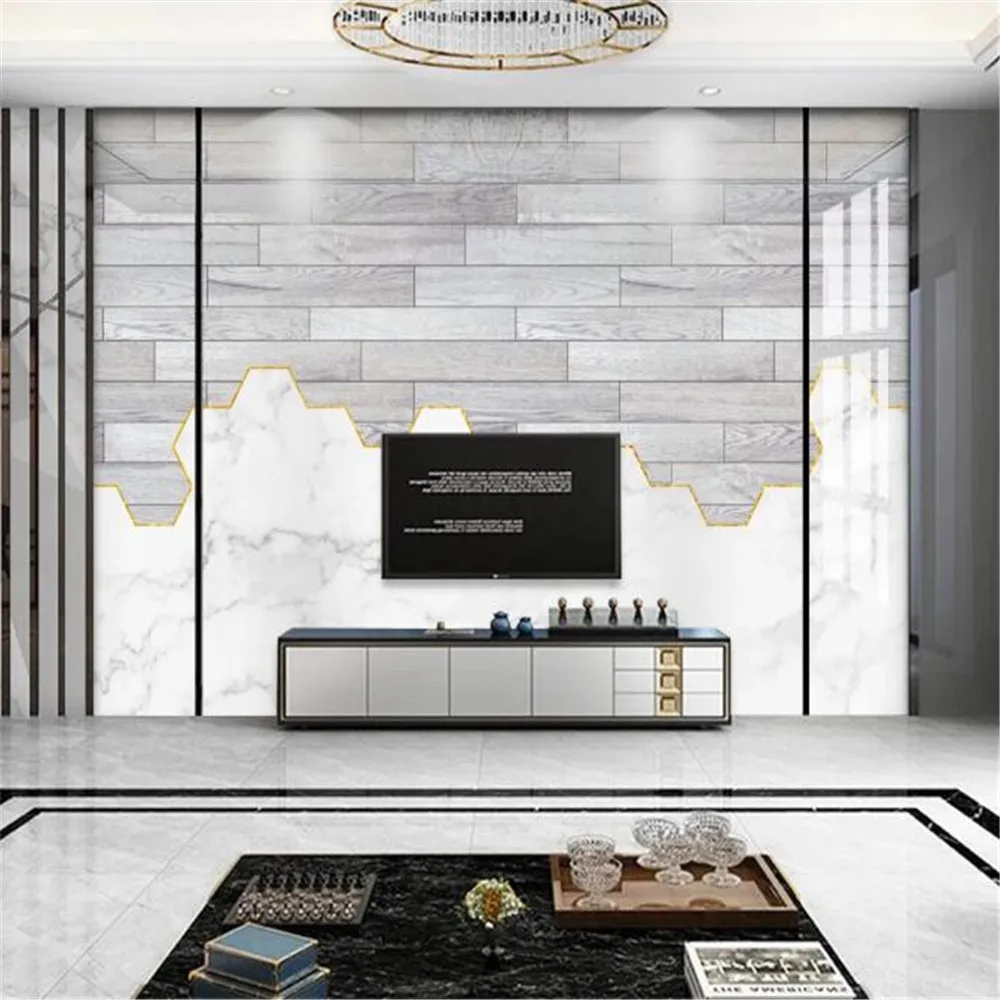 Скандинавский роскошсветильник шестиугольный геометрический мраморный