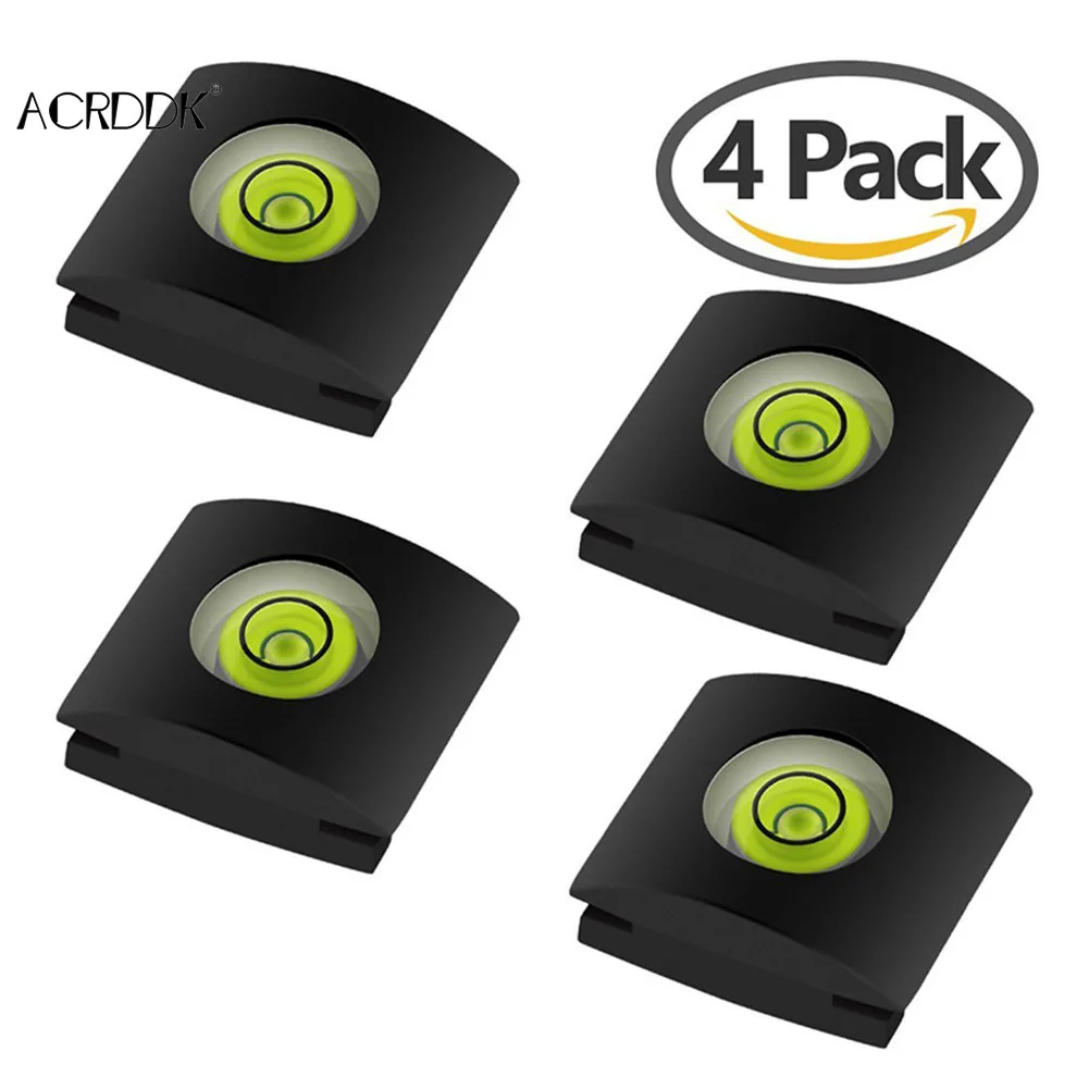 

4 Pcs/Set Camera Bubble Spirit Level Hot Shoe Protector Cover For Sony A6000 Canon DSLR DF