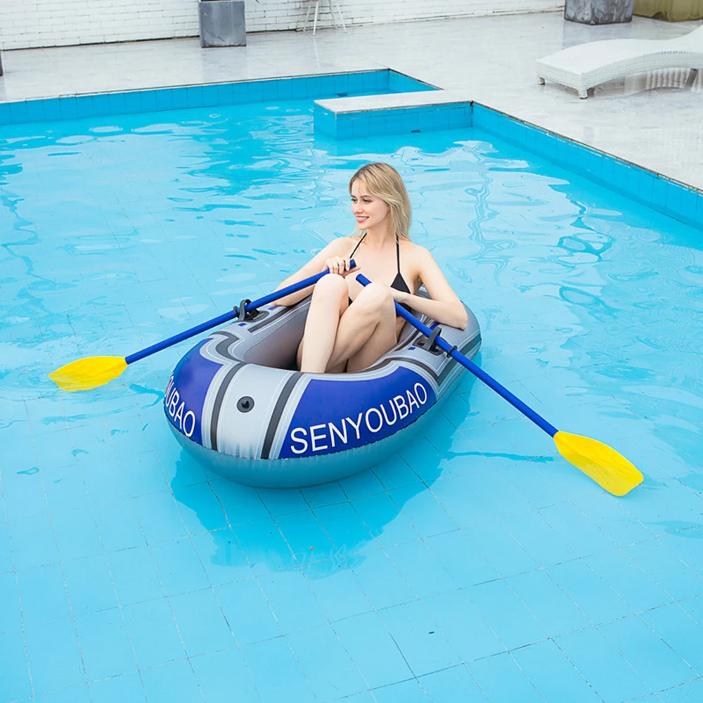 Портативный складной уплотненный ПВХ надувная байдарка каноэ лодка