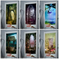 gothic style magic pattern door curtain home shading bedroom aisle door curtain postmodern high quality decoration door curtain