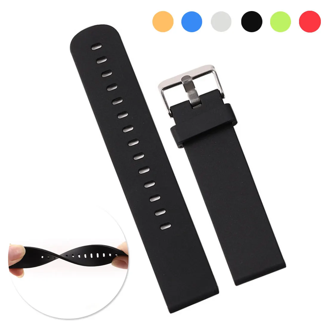 20 мм силиконовый ремешок спортивный браслет чехол для Xiaomi Huami Amazfit GTS Bip BIT умные часы аксессуары