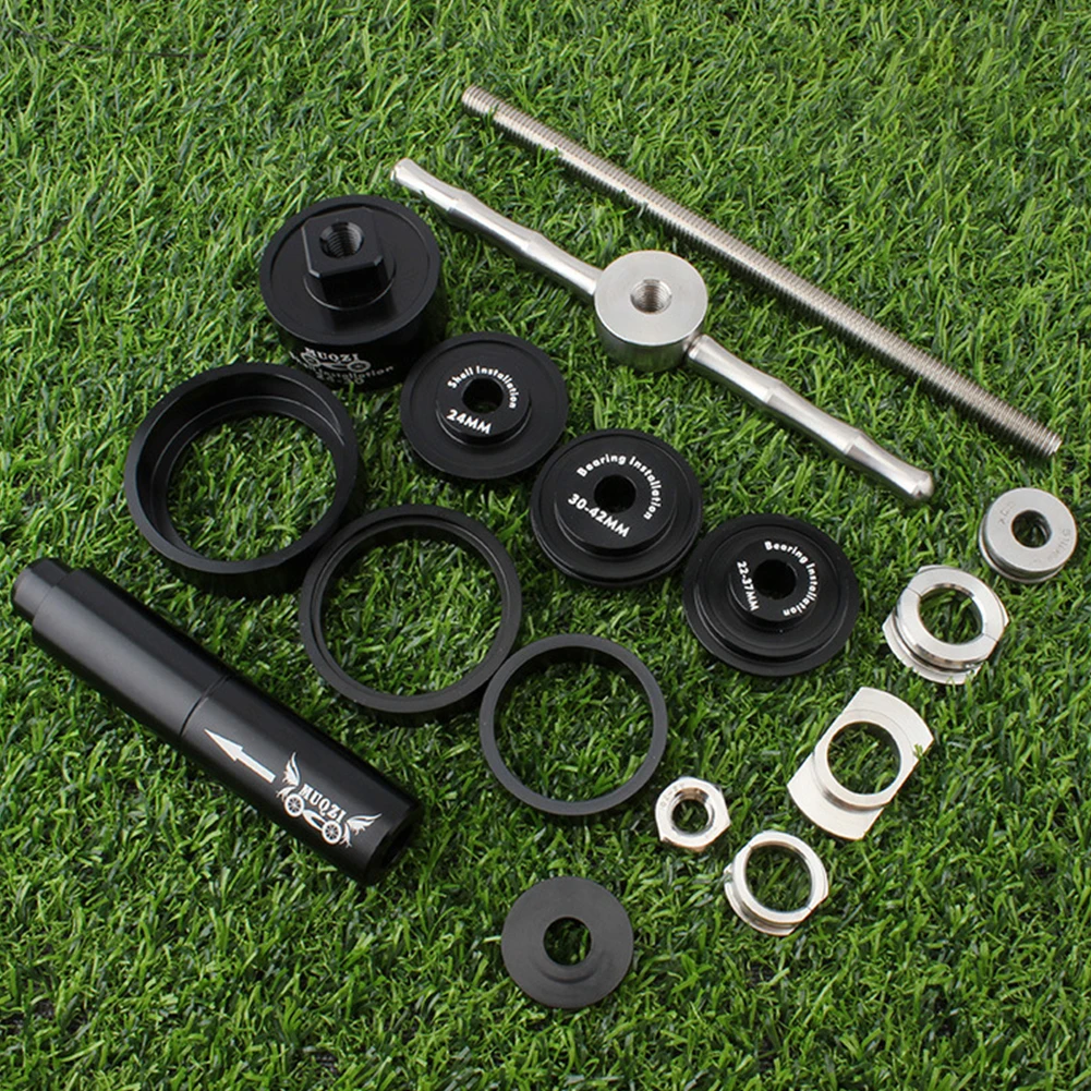 

Center Shaft Assorted Repair Disassembly Easy Use Alloy Wrench Axis Bicycle Bearing Practical Press In Install Removal Tool Set