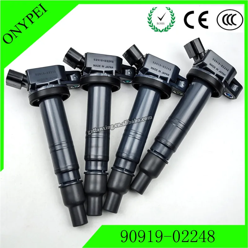 Катушка зажигания 90919-02248 для Toyota 4runner Tundra Tacoma FJ Cruiser Lexus IS F 9091902248 90919 02260 4 шт. |