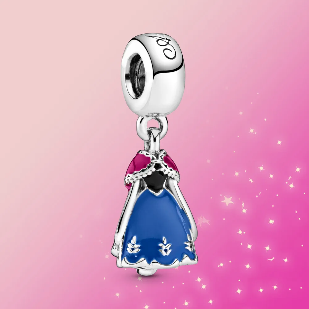 Женский браслет из серебра 925 пробы с подвеской Холодное сердце | Украшения и