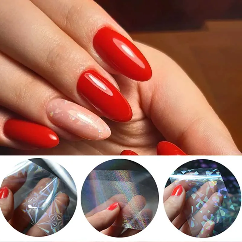 1 шт. прозрачная Звездная фотопленка из разбитого стекла стильная наклейка с