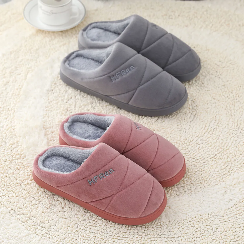 Тапочки женские домашние плюшевые короткие шлепанцы на плоской подошве без