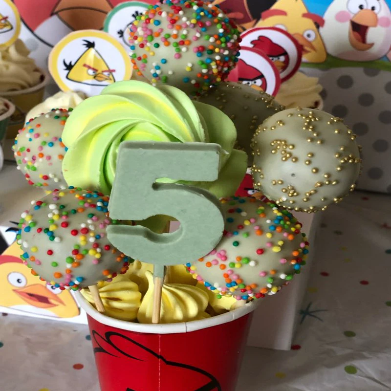 0 9 в форме цифр силиконовая форма для леденцов 3D ручной работы поп присоски