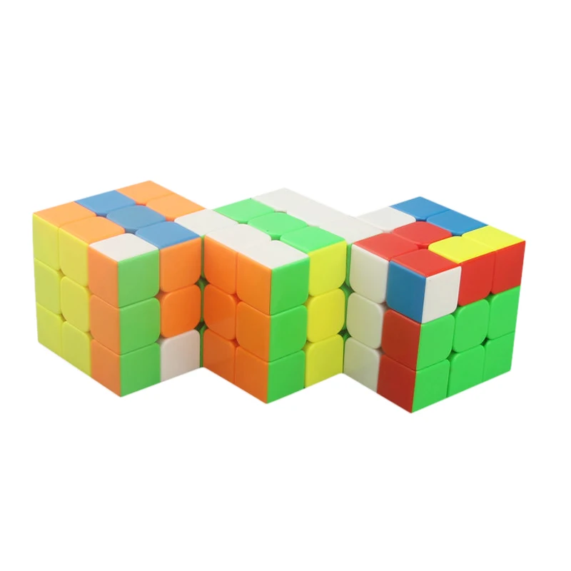 Кубик твист тройной 3x3 Соединенные волшебный кубик головоломка игра игрушки 2020