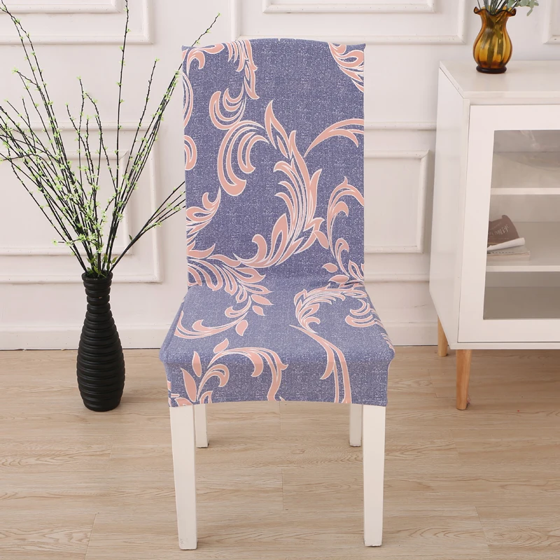 Современные печатные эластичные чехлы на кресла стул снимается и стирается