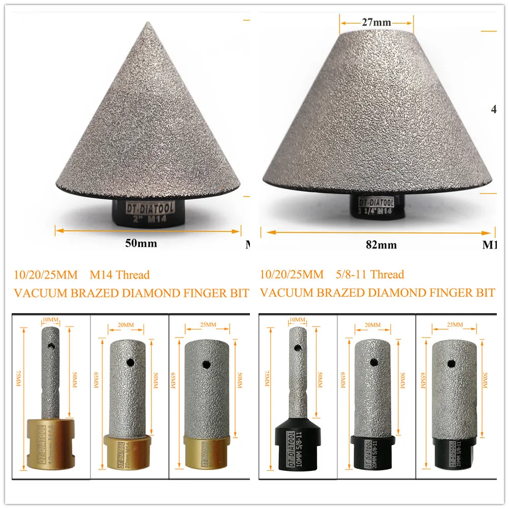 Фреза с алмазным кончиком для плитки фарфора керамики 1 шт.
