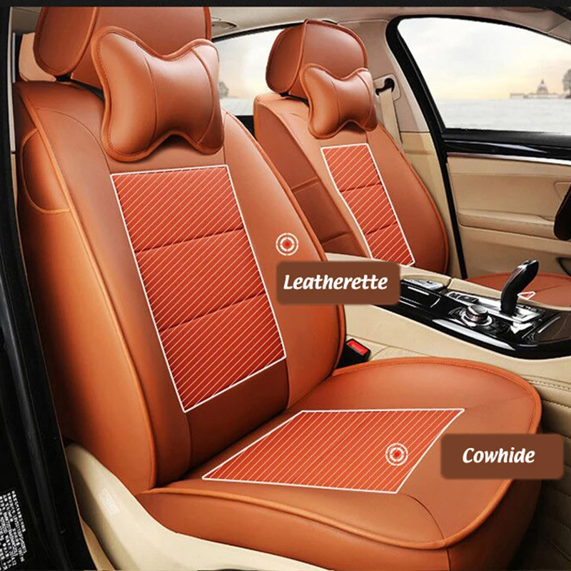 Чехлы AUSFTORER на сиденья из натуральной кожи заказ для Porsche Cayenne 2016 2017 чехол сиденье