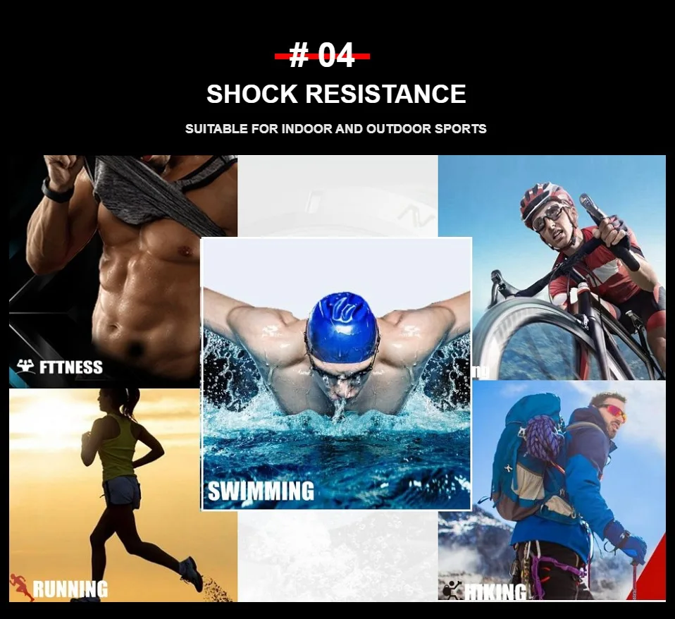 Цифровые мужские спортивные часы марки OHSEN модные уличные водонепроницаемые