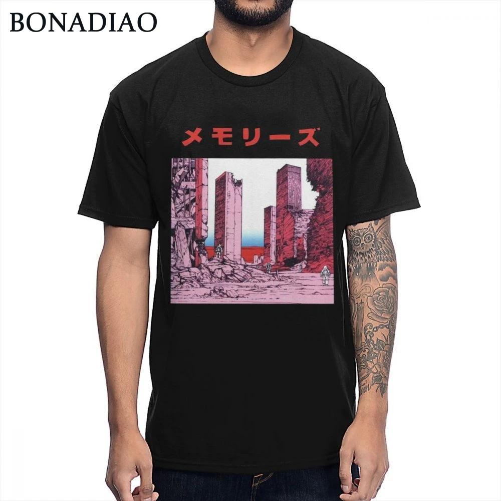 Высококачественная футболка Akira Vaporwave в стиле Katsuhiro Otomo с принтом воспоминаний
