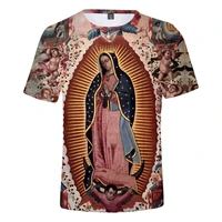 our lady of guadalupe virgin mary catholic mexico top quality t shirt men summer short sleeve t shirt harajuku tshirt clothes