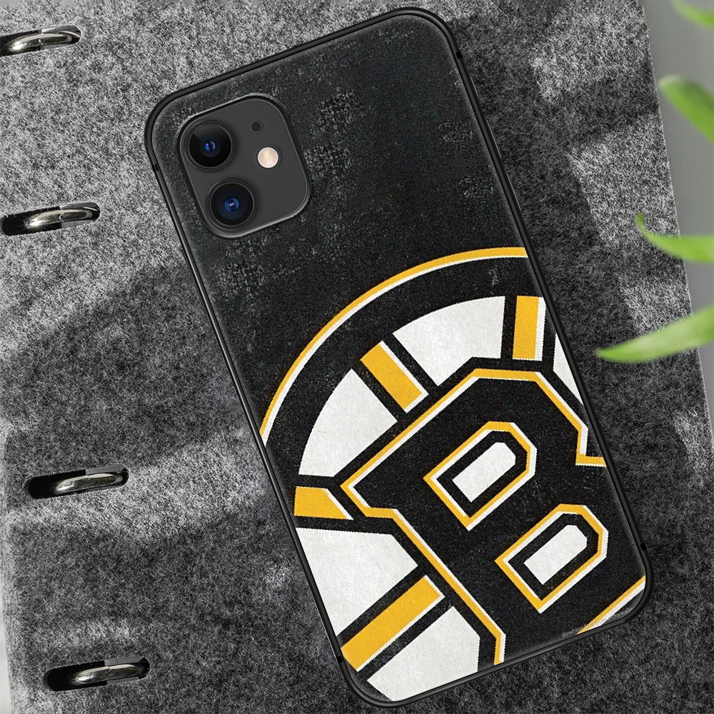

Boston Bear Hockey team Phone Case Cover Hull For iphone 5 5s se 2020 6 6s 7 8 12 mini plus X XS XR 11 PRO MAX black Coque