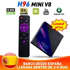 ТВ-приставка H96 Mini V8 RK3228A для TK TV версии Android 10,0 2 ГБ + 16 Гб1 Гб + 8 Гб 2,4 GWIFI 4K HD VP9 декодирование видео телеприставка