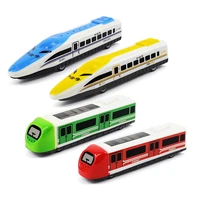 1pcs 16 5cm windup pull back train subway metro model toy random color