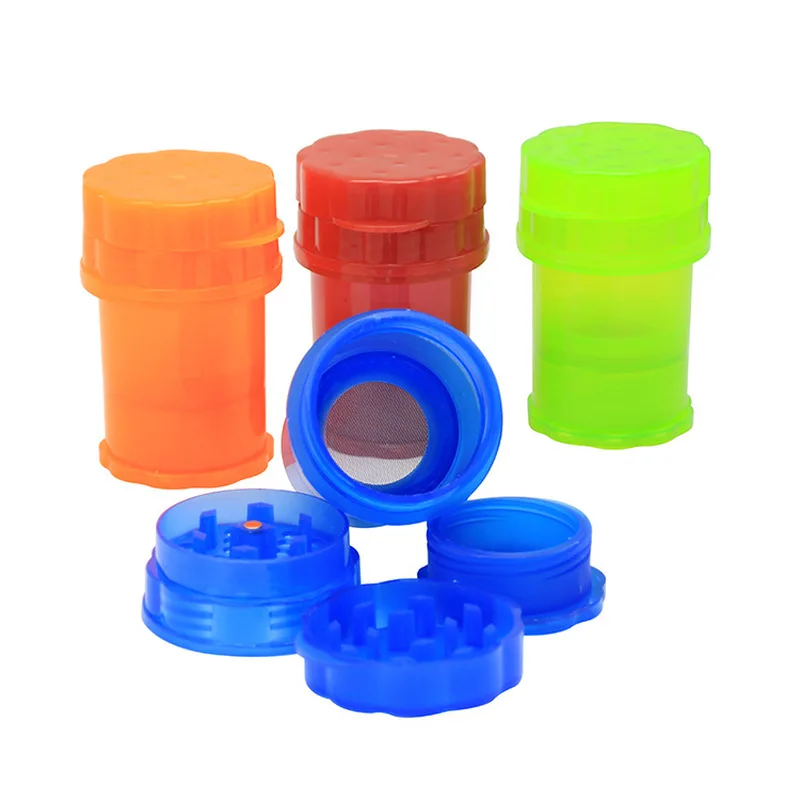 

Waterproof bottle and can smoker 63mm multi-function grinder plastic smoker large Tobacco plastic storage box Smoke grinder