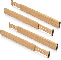 bamboo drawer dividers drawer organizer drawer separator spring loaded adjustable