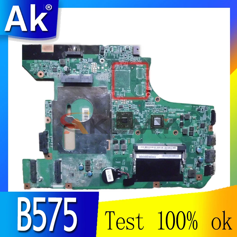 Материнская плата Akemy 48.4PN01.011 для ноутбука lenovo B575 E350 DDR3 материнская бесплатная