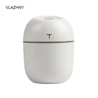 Ультразвуковой мини-увлажнитель воздуха, портативный USB-увлажнитель со светодиодной подсветкой, 200 мл, для дома и автомобиля