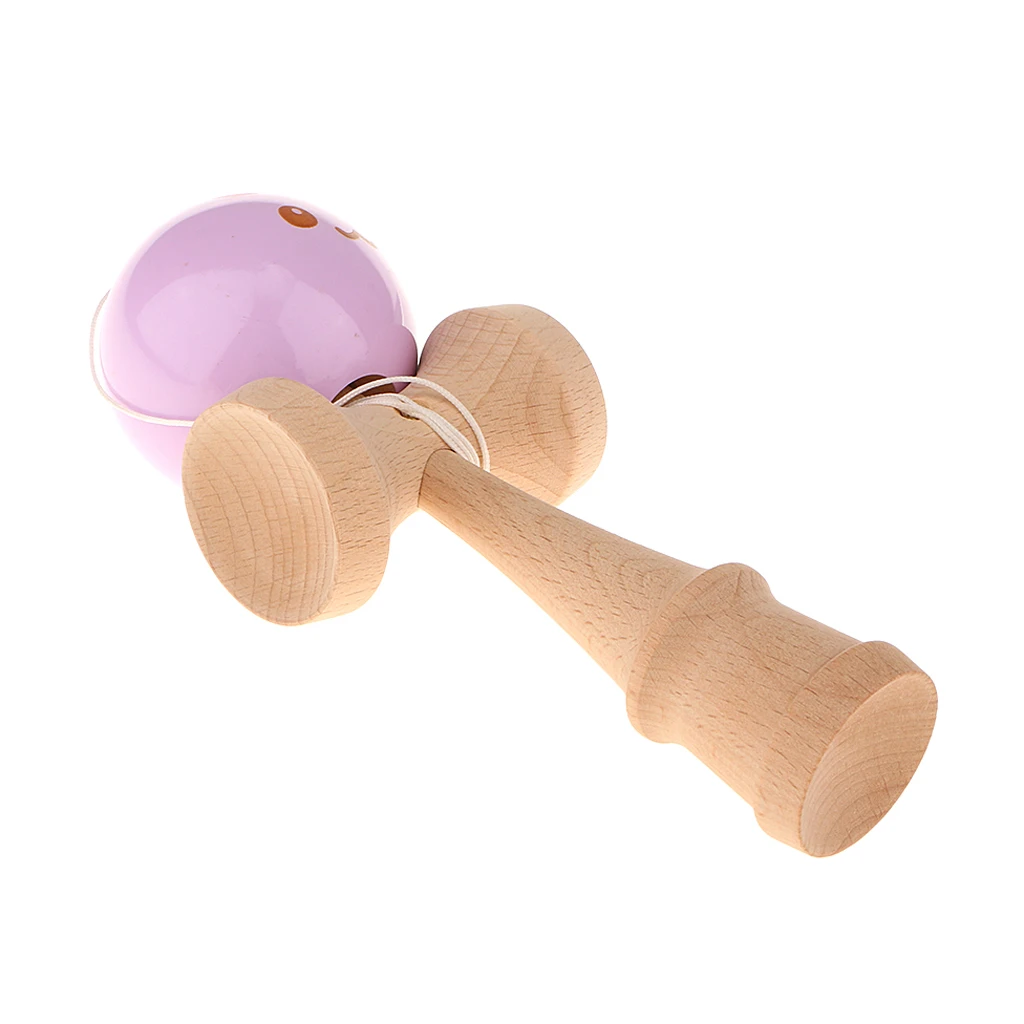Шар Kendama милый ребенок лицо узор конкурентоспособная классическая игрушка для